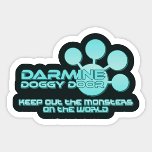 DARMINE DOGGY DOOR Sticker